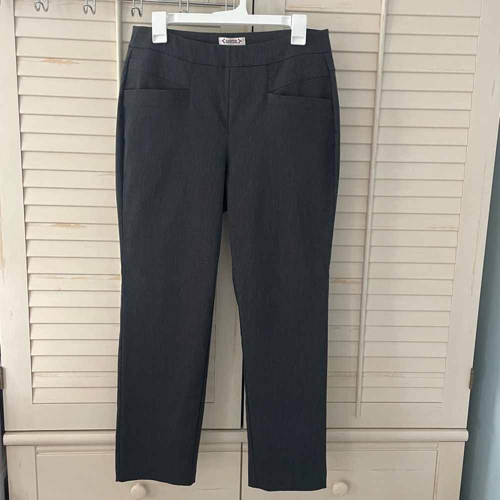 Nanette Lepore Charcoal Grey Pull On Pants